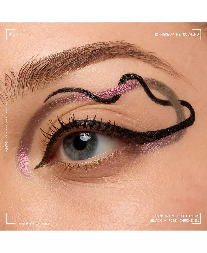 NYX Professional Makeup Beetlejuice Suit Eye Liner, 0.06 oz. 2