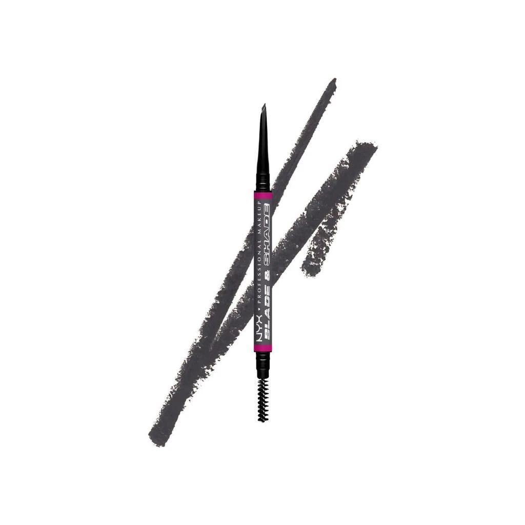 Octopus x Nyx Blade & Shade, Crayon Sourcils Double Embout, Tenue Jusqu'À 16H, Ash Blonde 9