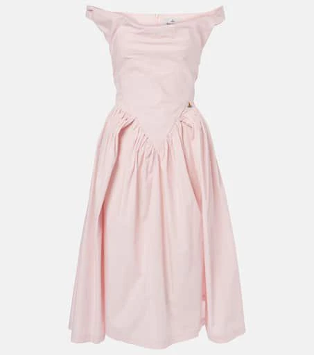 Vivienne Westwood Sunday draped satin corset dress 1