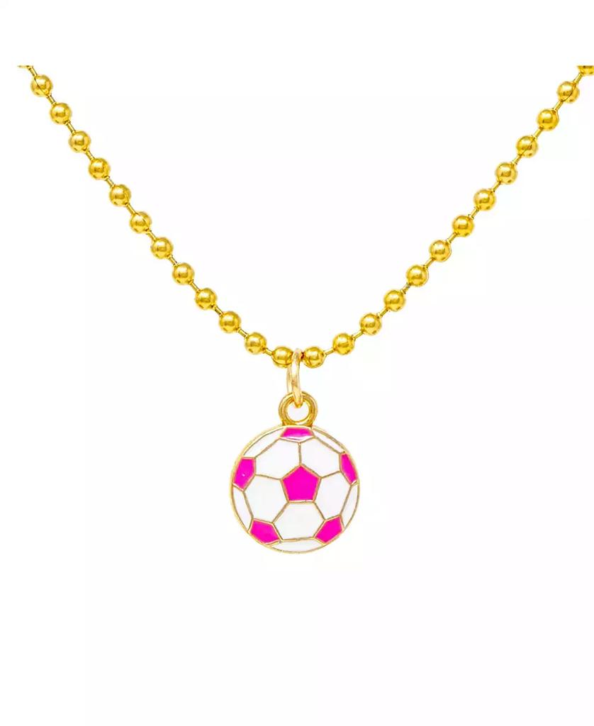 ZOMI GEMS Soccer Ball Necklace
