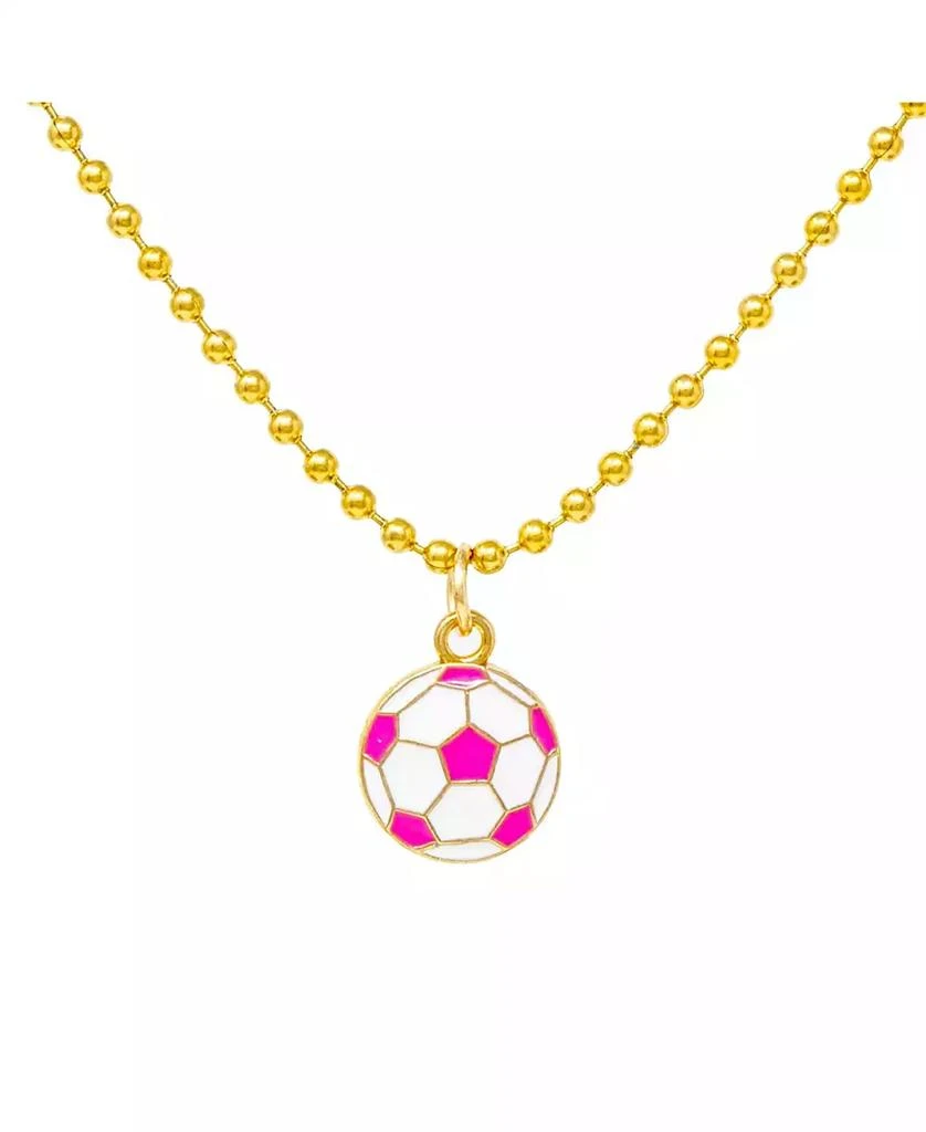 ZOMI GEMS Soccer Ball Necklace 1