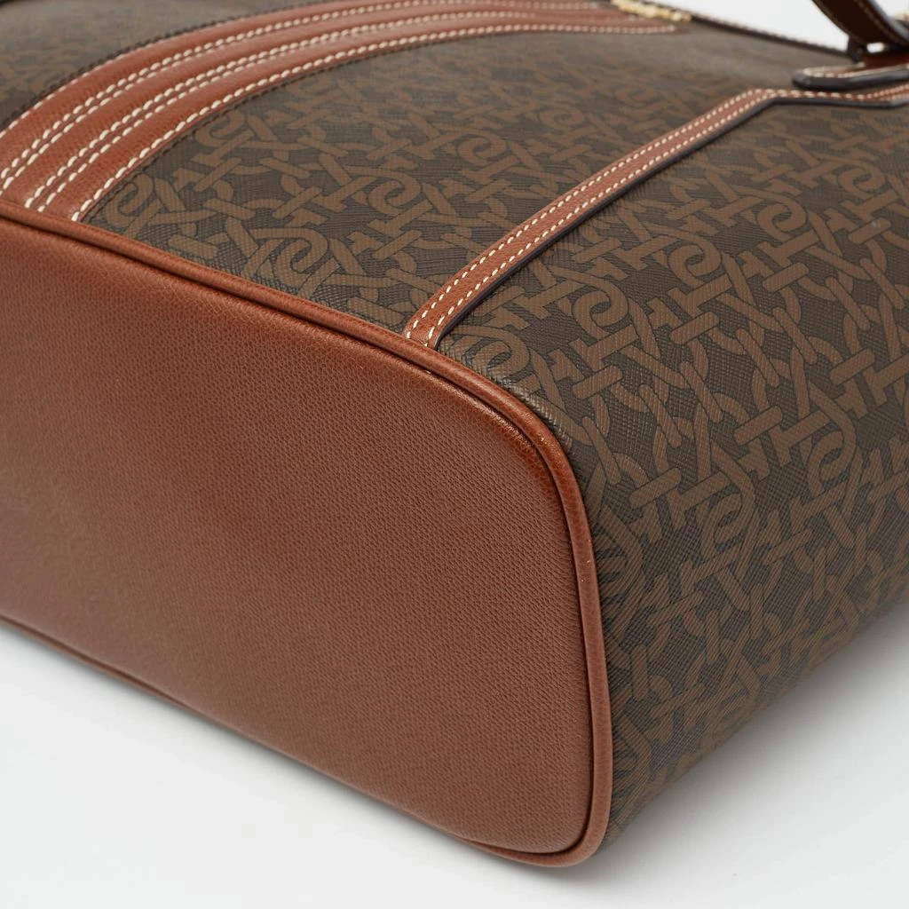 Bally Bally Brown Printed Coated Canvas and Leather Damirah Tote 11