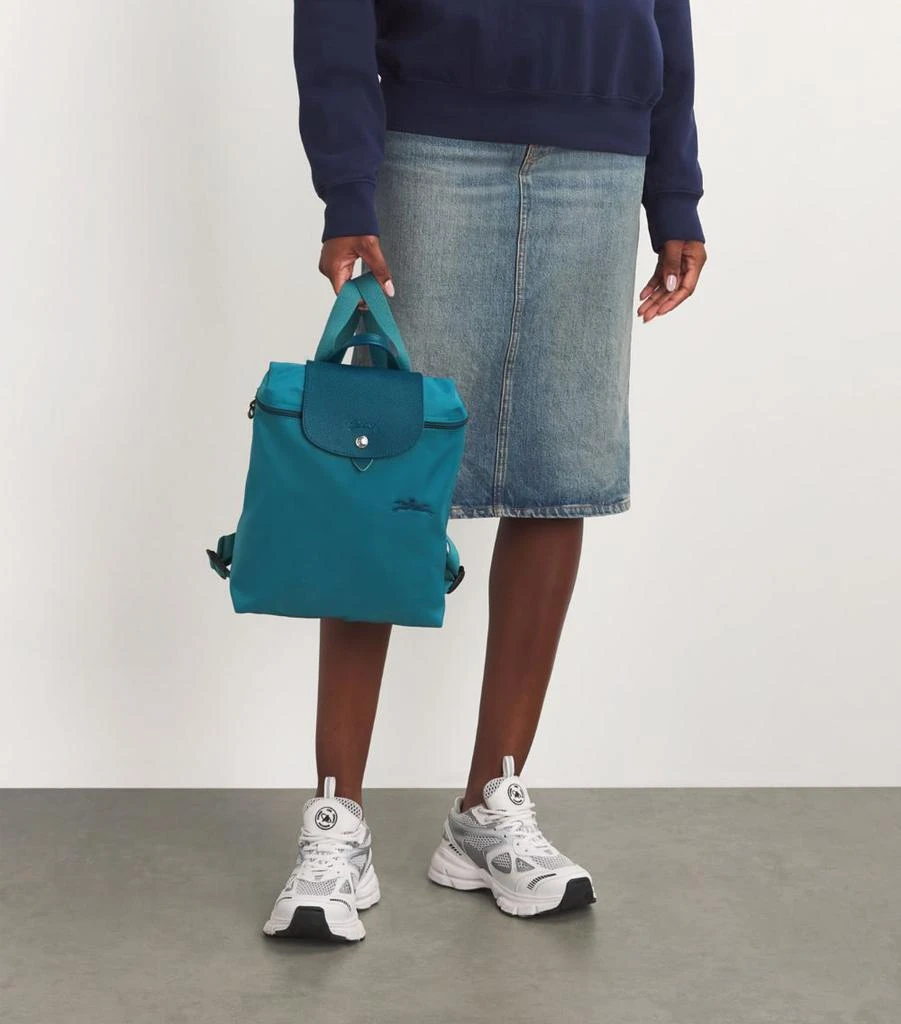 Longchamp Medium Le Pliage Green Backpack 2