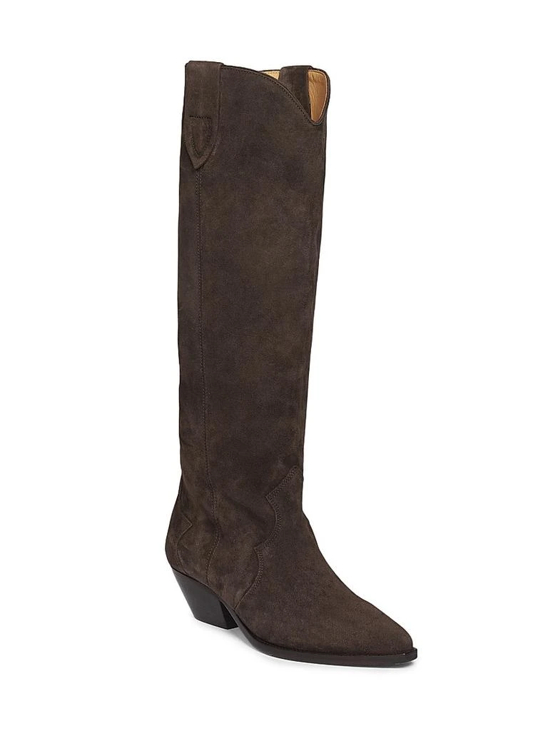 Isabel Marant Denvee 40MM Suede Tall Western Boots 2