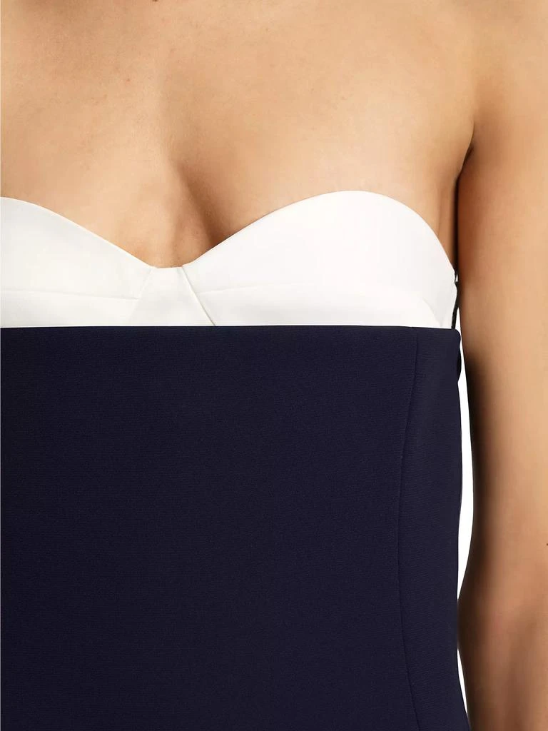 Khaite Yael Crepe Strapless Gown 6