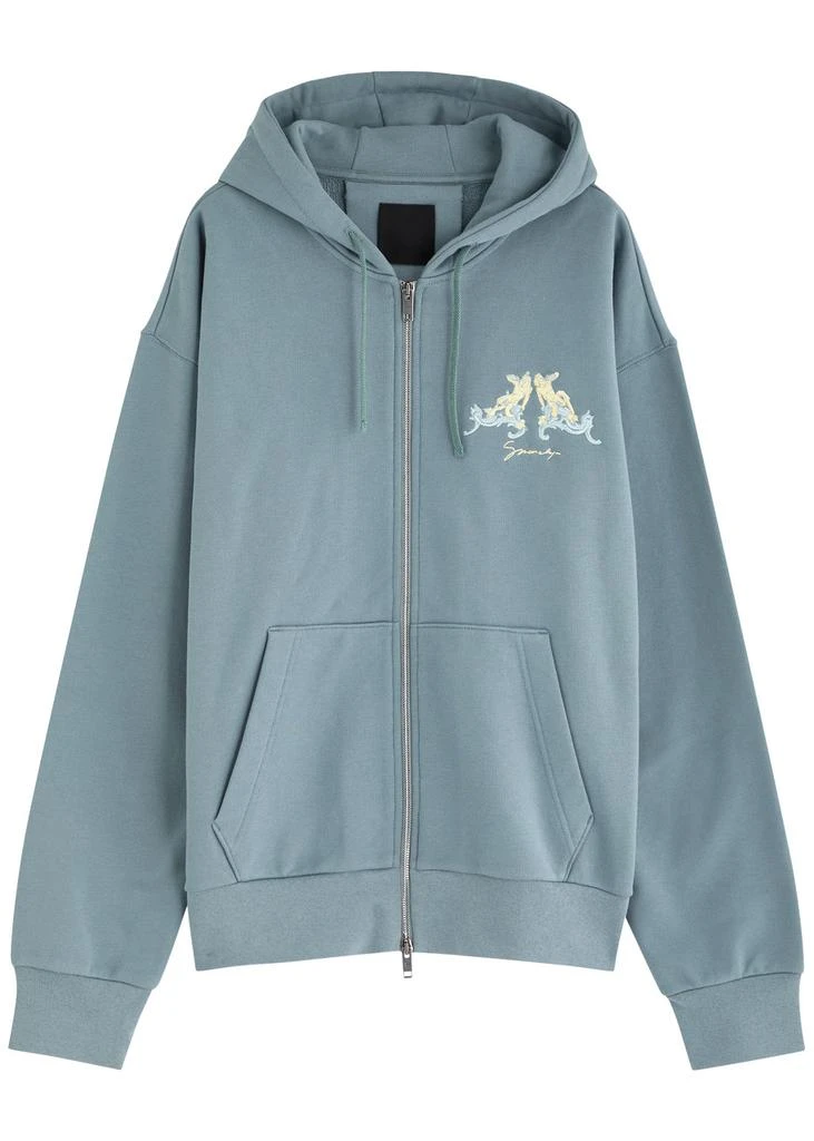 Givenchy Logo hooded cotton sweatshirt 1