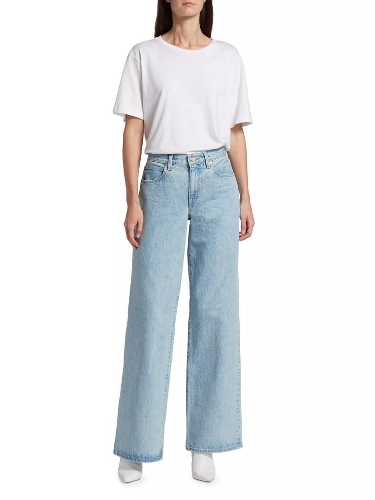 SLVRLAKE Mica Mid-Rise Rigid Wide-Leg Jeans