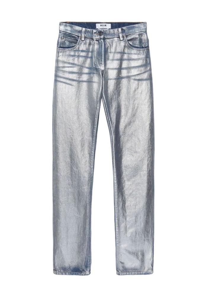 MSGM Straight-Leg Trousers With Finish