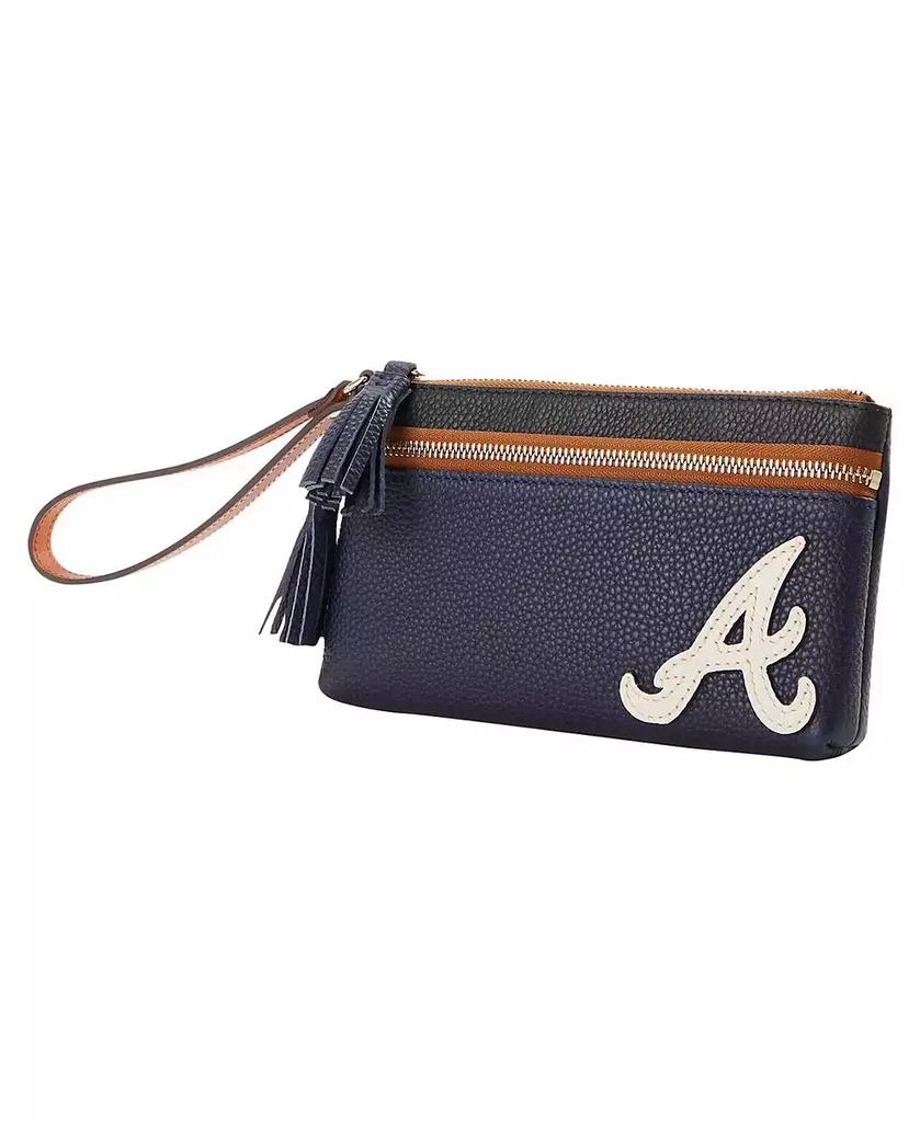 Dooney & Bourke Dooney Bourke Atlanta Braves Infield Double-Zip Wristlet