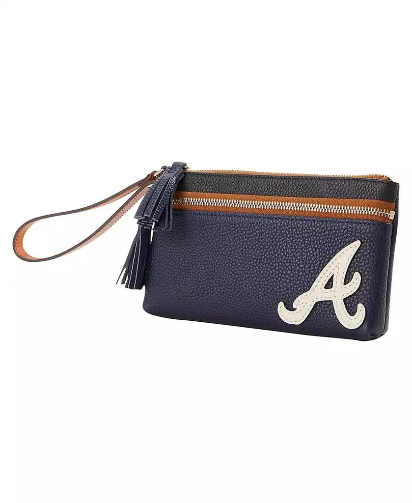 Dooney & Bourke Dooney Bourke Atlanta Braves Infield Double-Zip Wristlet 1
