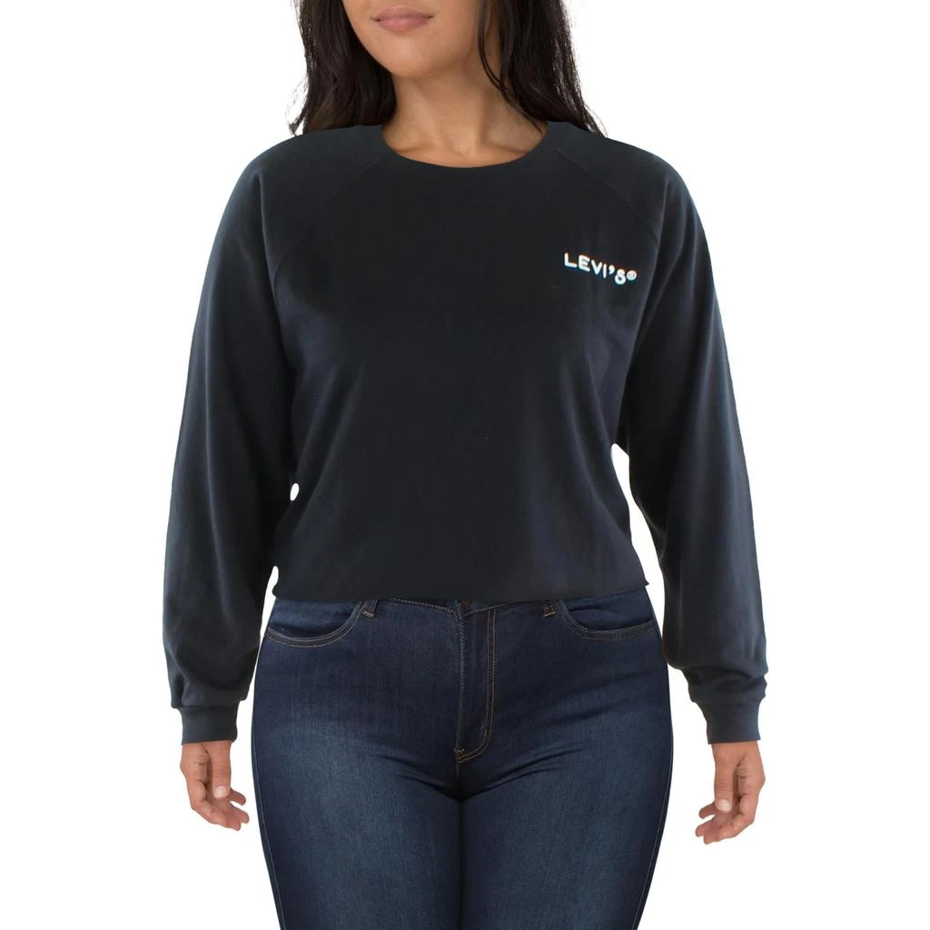Levi's Plus Womens Cotton Logo Pullover Top 2