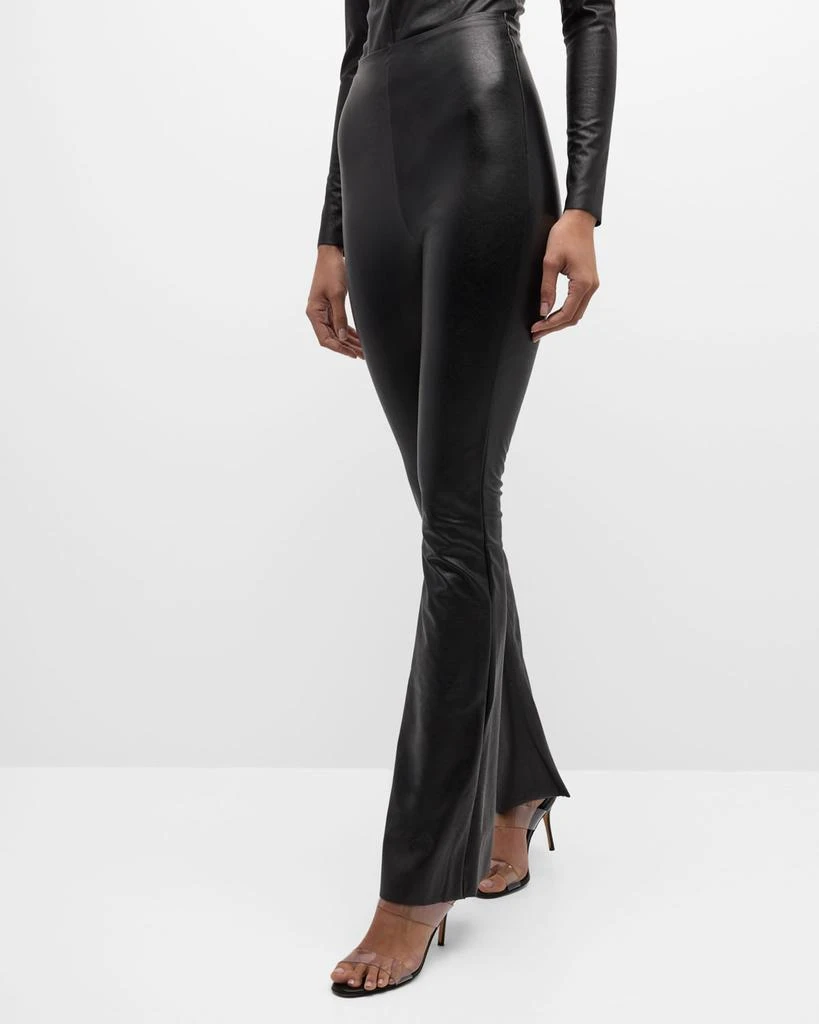Commando Faux-Leather Flared Leggings 6