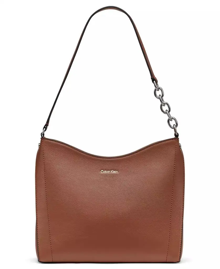Calvin Klein Nova Top Zipper Chain Shoulder Bag