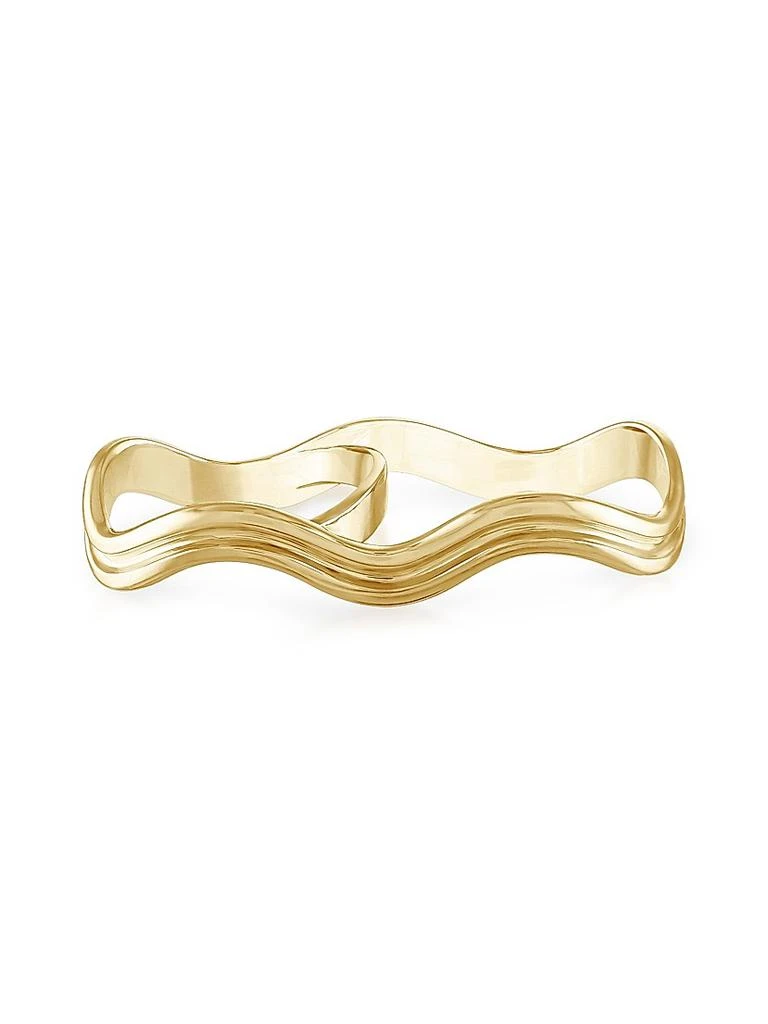 Stephanie Gottlieb Capri 14K Yellow Gold Two-Finger Ring