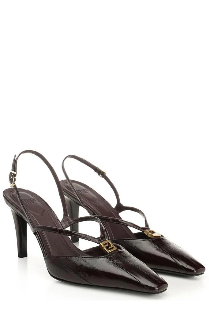Fendi Fendi FFold Slingback Pumps 2