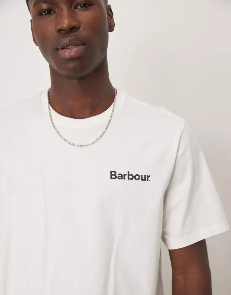 Barbour Barbour Homelane relaxed fit t-shirt in whisper white 3