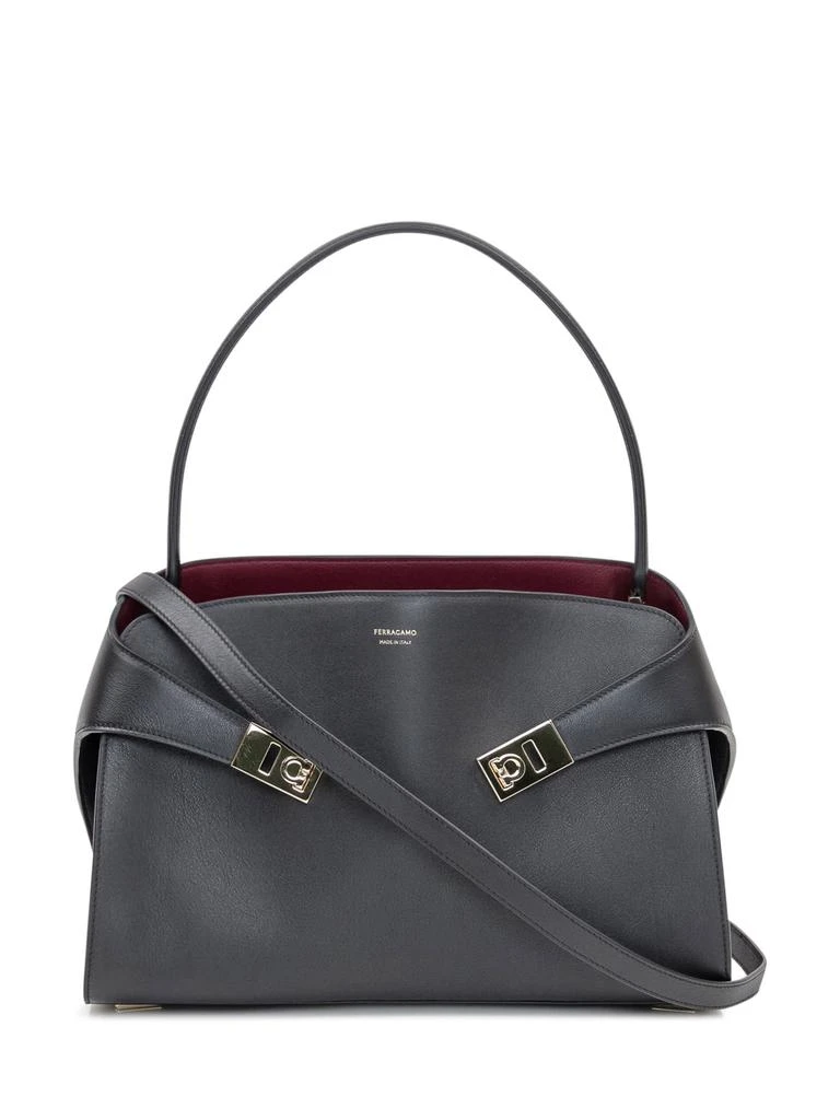 Salvatore Ferragamo Hug Soft Two-tone Shoulder Bag (m) 2