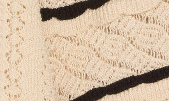 DR2 by Daniel Rainn Pointelle Scalloped Sweater 6