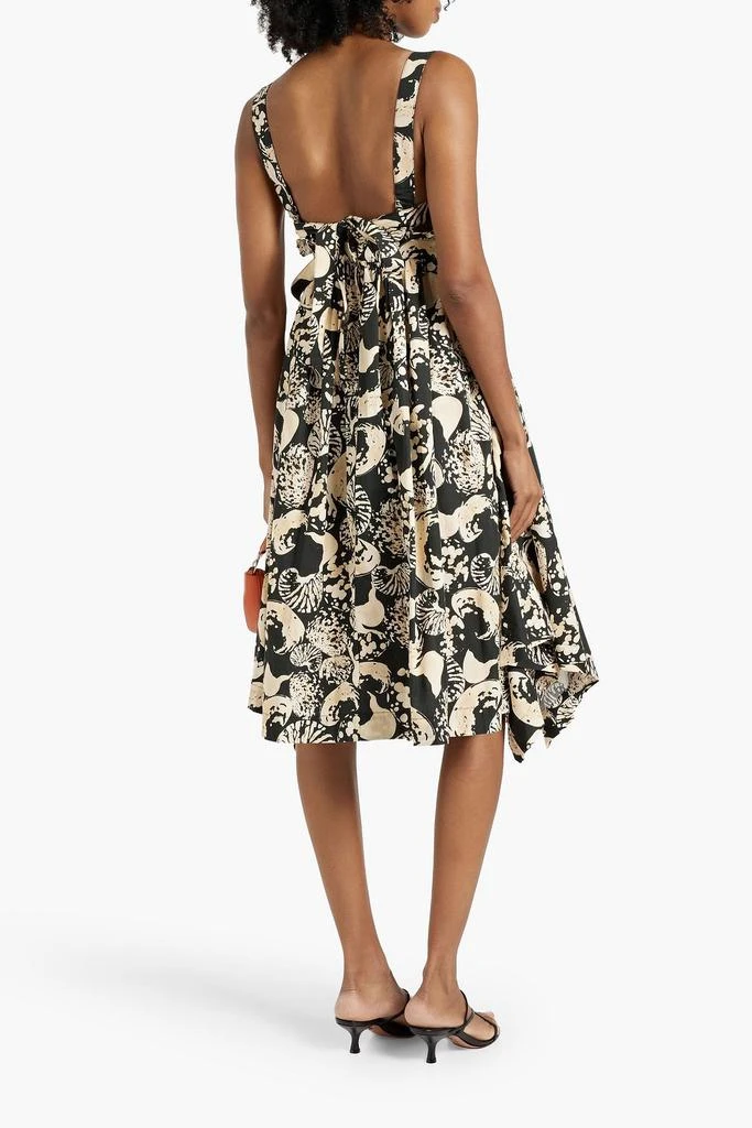 Agua by Agua Bendita Lunatus Cosecha printed cotton-poplin midi dress 3