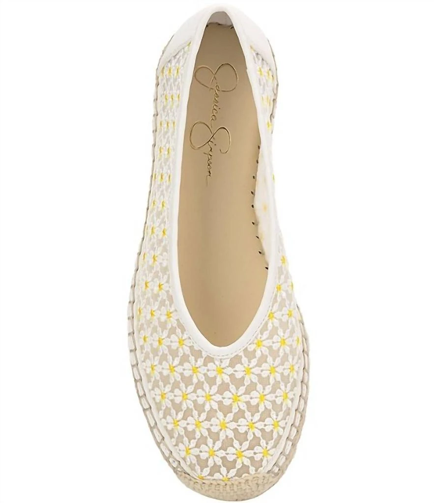 Jessica Simpson Jessica Simpson - Women's Lucciea Daisy Embroidered Ballet Flats 6