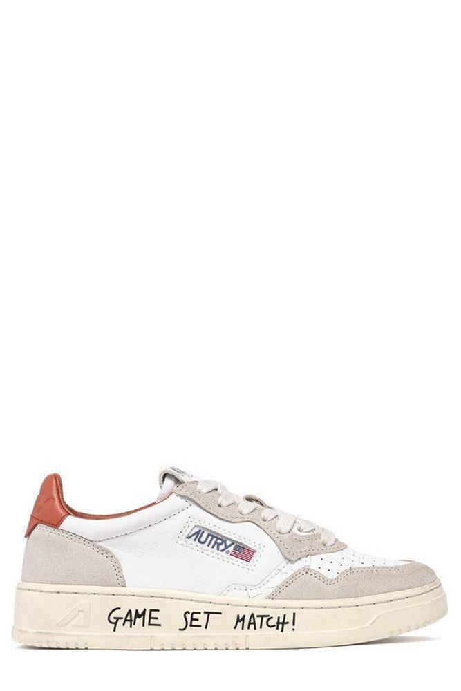 Autry Autry Slogan Printed Low-Top Sneakers