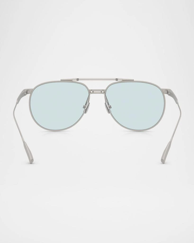 Brunello Cucinelli Men's BC2011ST Aviator Sunglasses 4