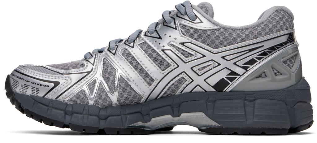 Asics Gray & Silver GEL-KAYANO 20 Sneakers - Sports Shoes