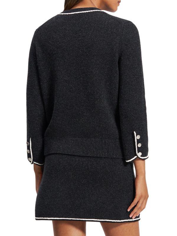 Theory Felted Tweed Top