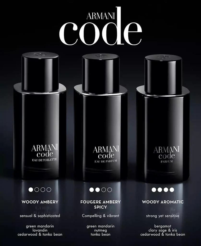Giorgio Armani Men's Armani Code Eau de Parfum Spray, 1 oz. 8