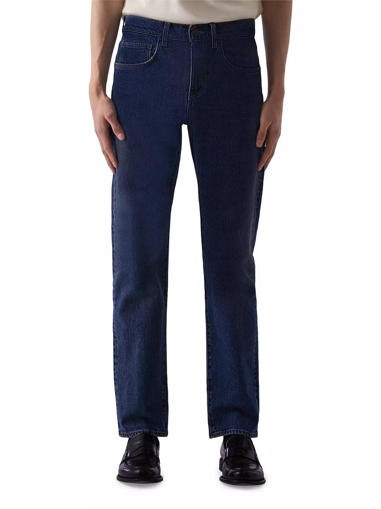 BLK DNM Stretch-Denim Mid-Rise Straight-Leg Jeans