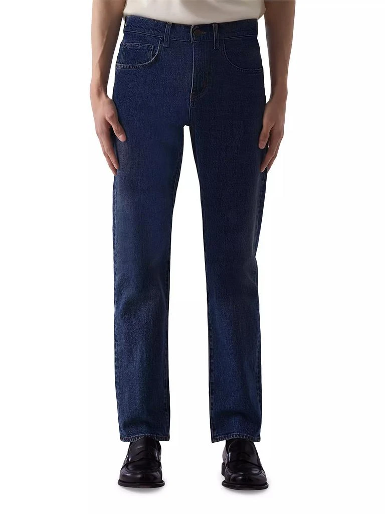 BLK DNM Stretch-Denim Mid-Rise Straight-Leg Jeans 1