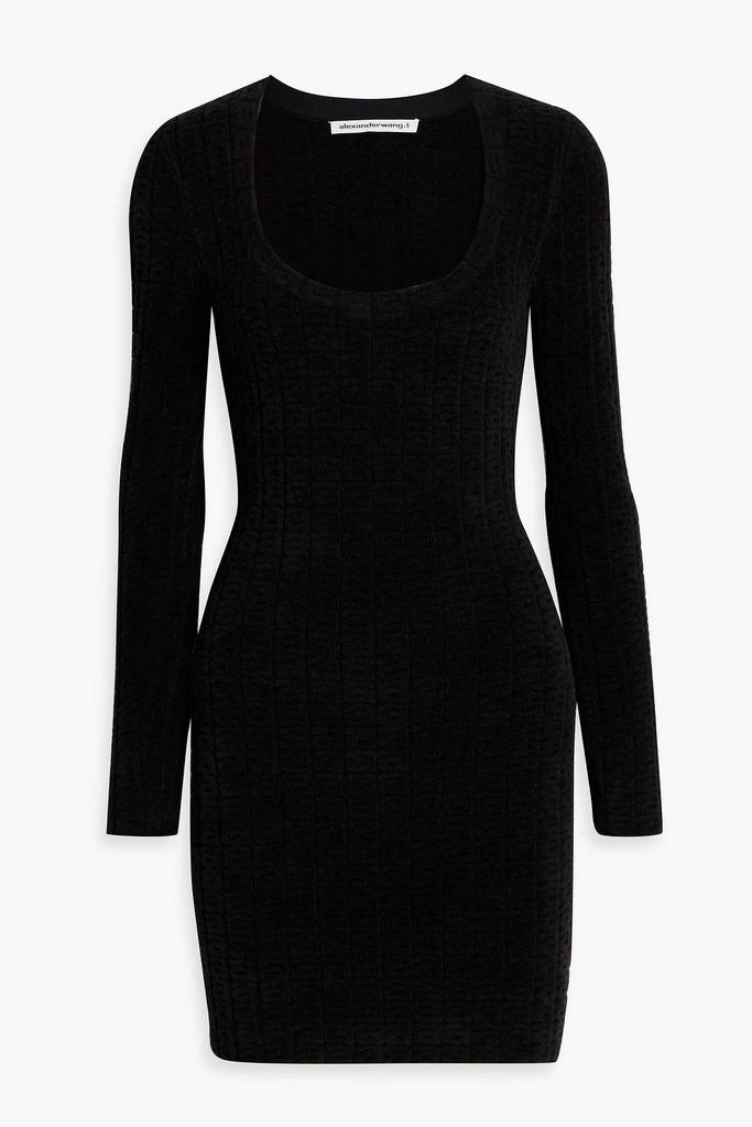 Alexander Wang Terry-jacquard mini dress 1