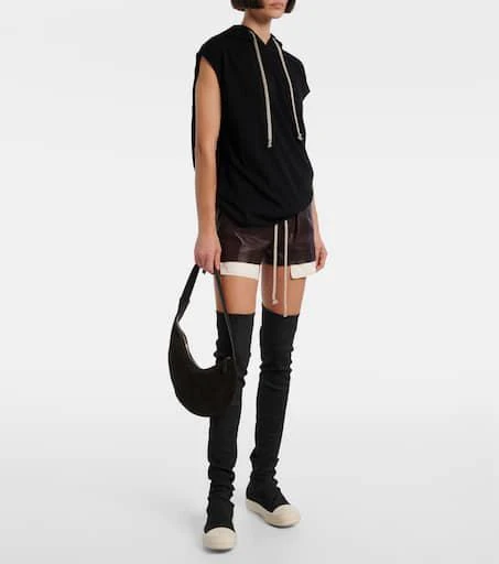 Rick Owens Coated denim over-the-knee boots 3