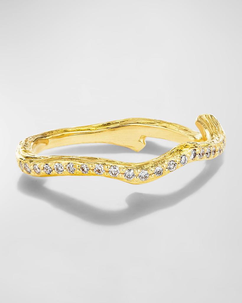 Mimi So 18k Diamond Twig Wonderland Ring, Size 7
