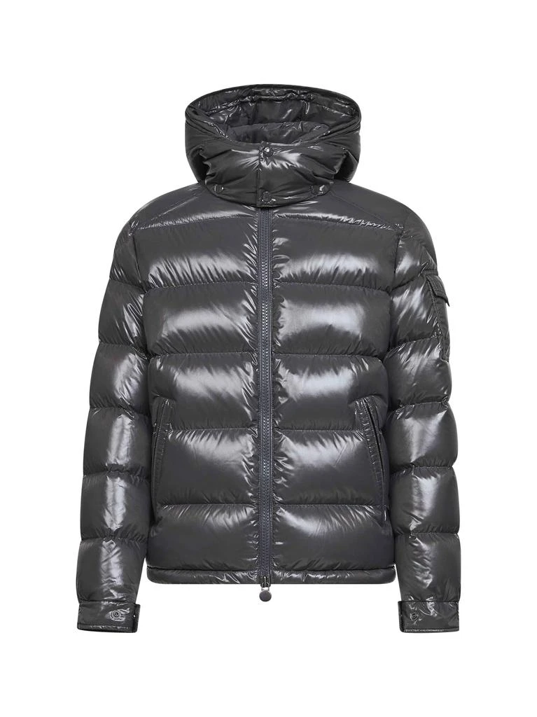 Moncler MONCLER | Grey Moncler Maya short hooded down jacket | Man | 1 1