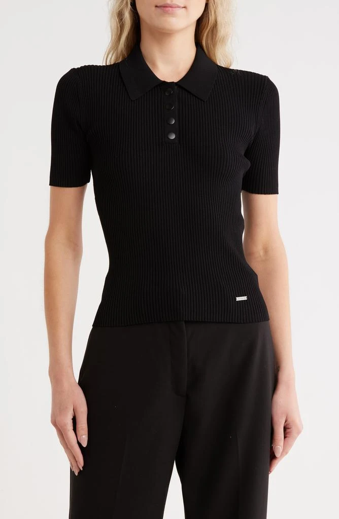 Jason Wu Ribbed Polo Sweater 1