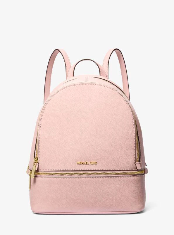 Michael Kors Rhea Medium Pebbled Leather Backpack 1