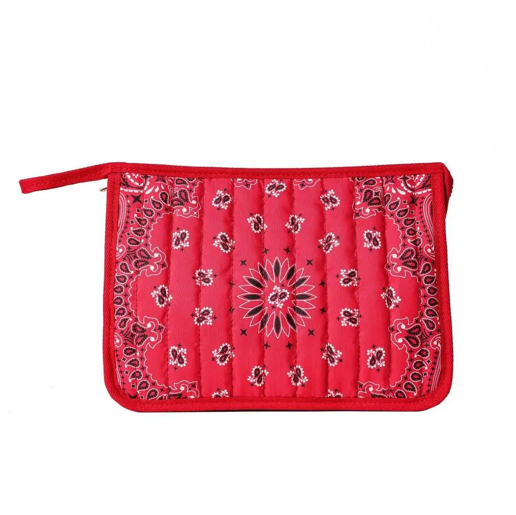 HAUTE SHORE Haute Shore - Women's Quilted Bandana Pouch Bag