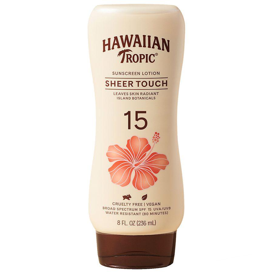 Hawaiian Tropic Sheer Touch Ultra Radiance Lotion Sunscreen Broad Spectrum SPF 15