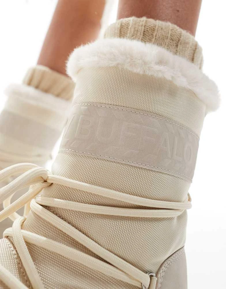Buffalo Buffalo Aspha blizzard boot in cream 4