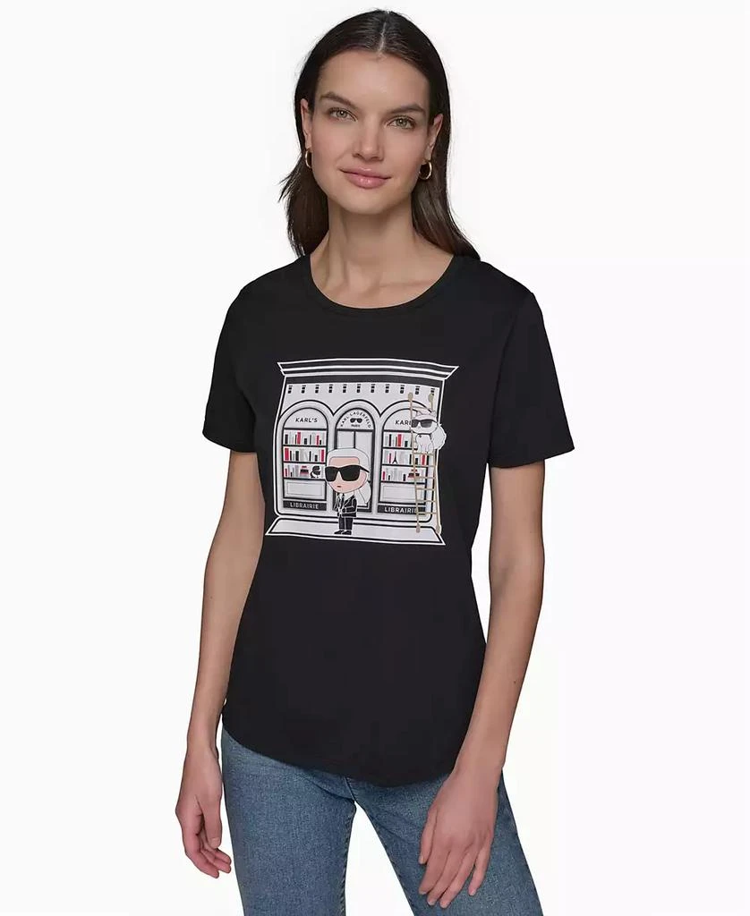 Karl Lagerfeld Paris Women's Graphic T-Shirt 1