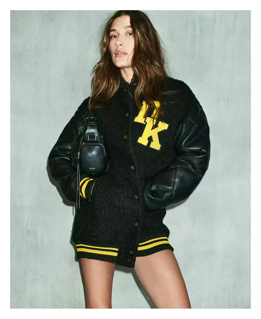 DKNY Women's Long Sleeve Button Front Jacket 7