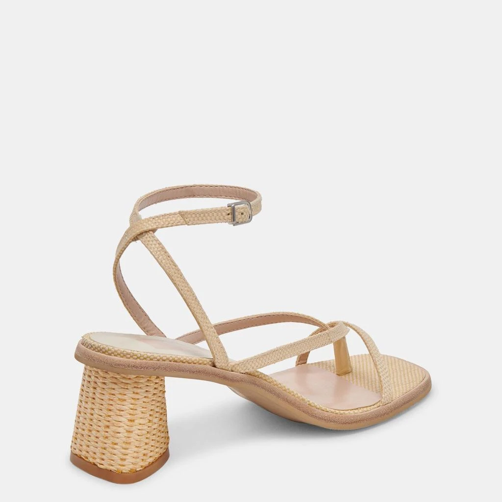 Dolce Vita Banita Sandals Lt Natural Raffia 4