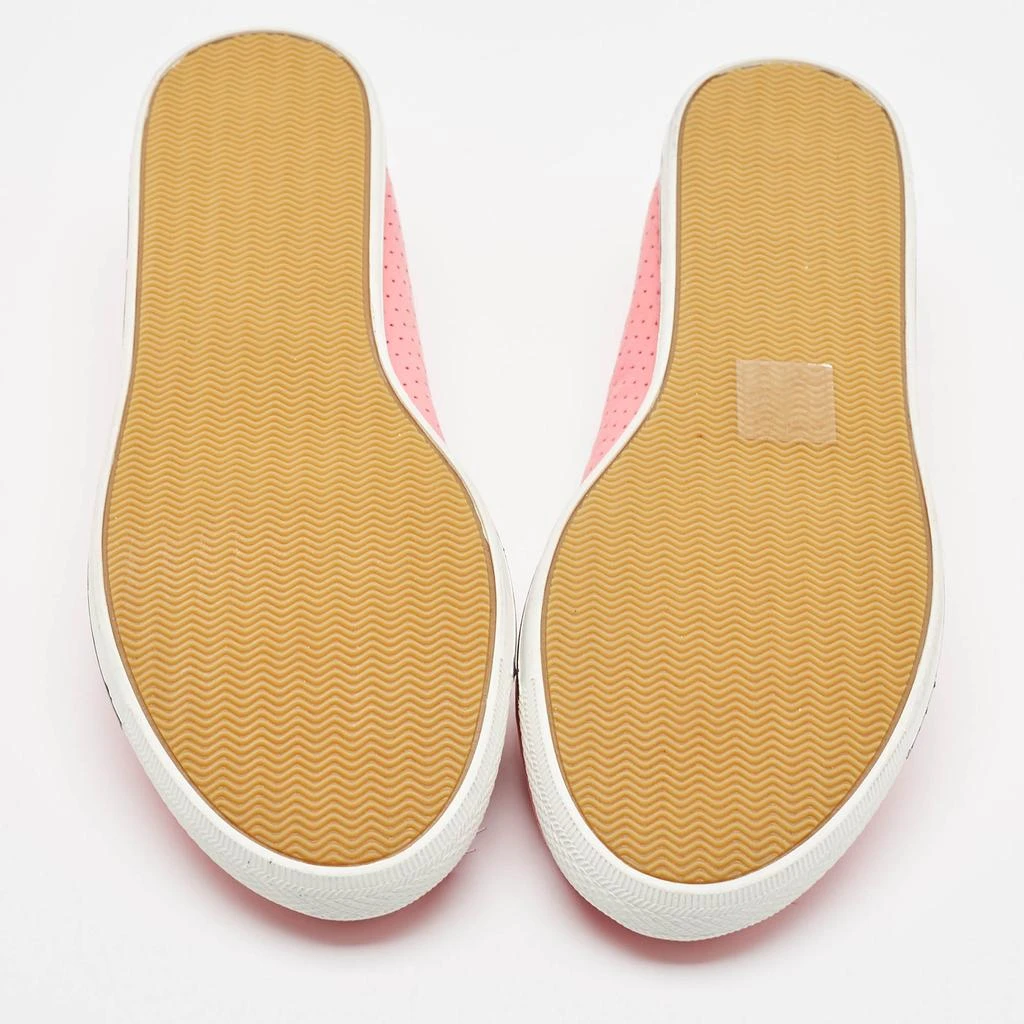 Marc Jacobs Marc by Marc Jacobs Pink Perforated Leather Mouse Flats Size 39 6