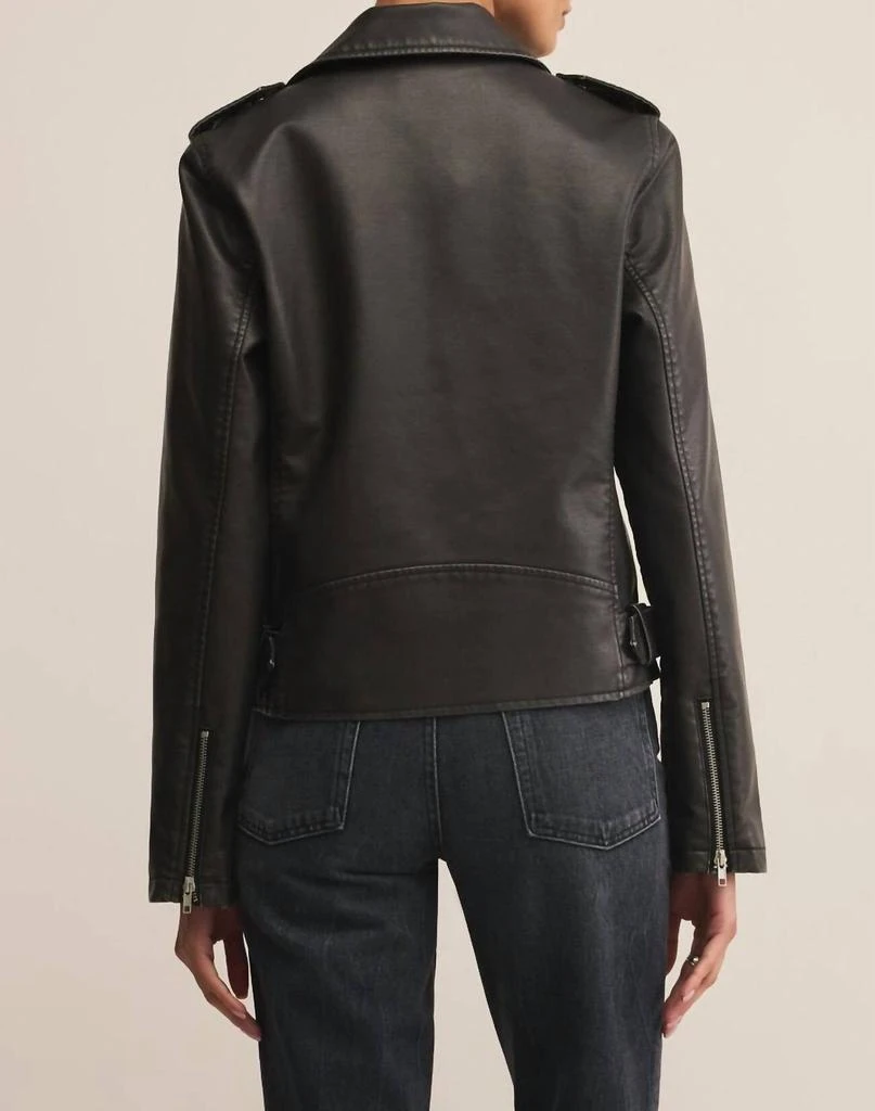 Z Supply Z Supply - Alchemy Moto Faux Leather Jacket 2