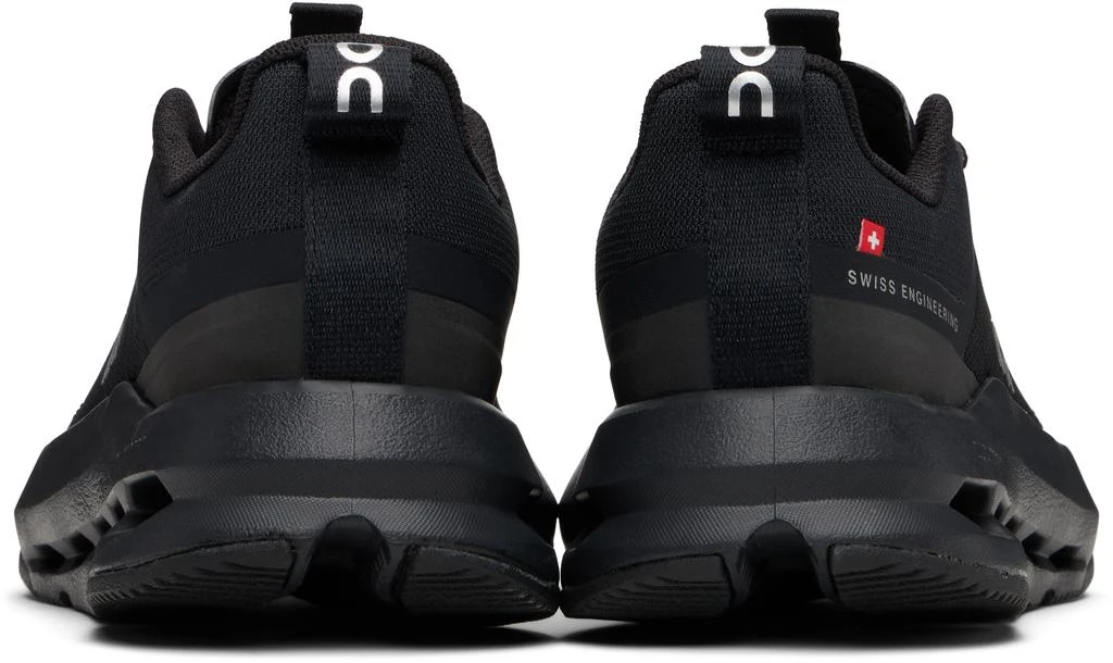 On Big Kids Black Cloudnova Sneakers 2