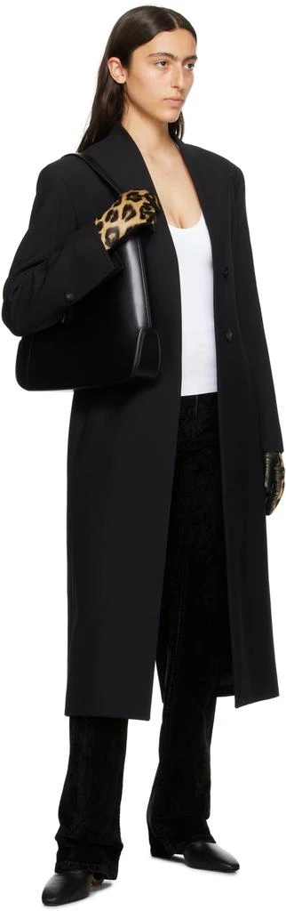 Salvatore Ferragamo Black 5-Pocket Trousers 4