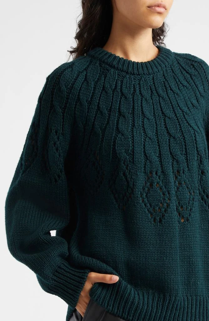 A.L.C. Montie Merino Wool Cable Knit Sweater 4