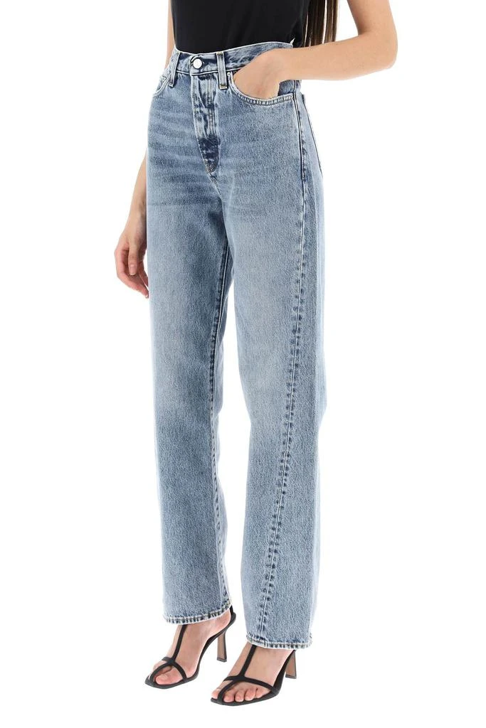 TOTEME twisted seam straight jeans 4