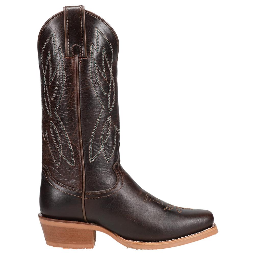 Justin Boots Mayberry Embroidered Square Toe Cowboy Boots